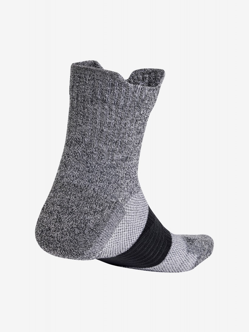 Meias de Running Adidas RUNxCUSHIONED Cinzentas