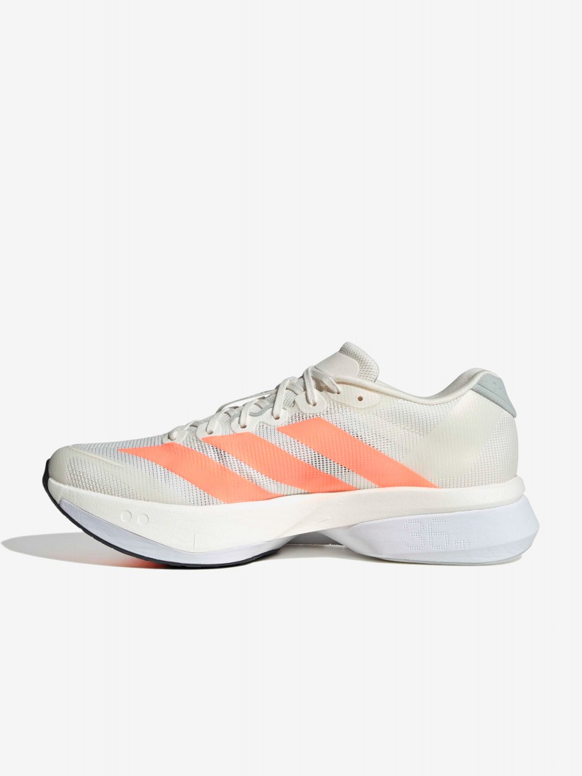Adidas Adizero Boston 13 Beige and Orange Running Trainers