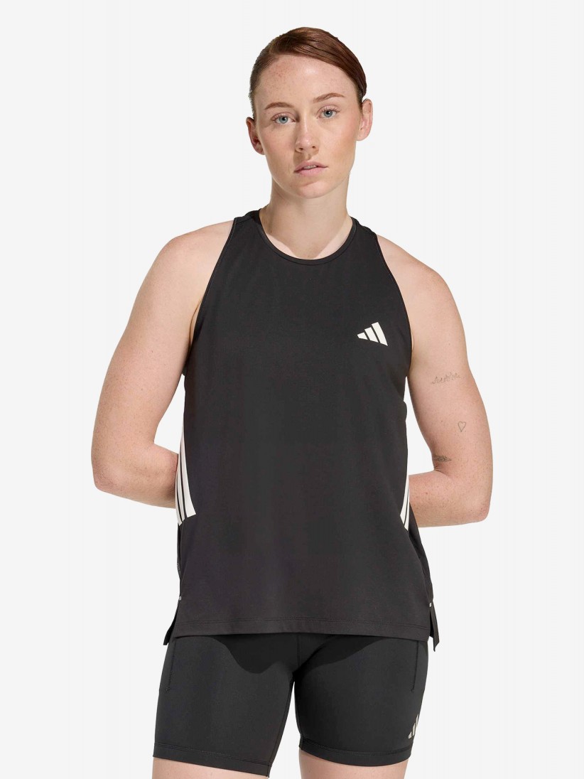 Camiseta de Tirantes de Running Adidas Adi365 Iconic Climacool W Negra