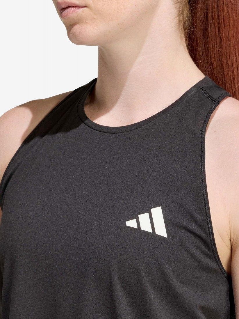 Camiseta de Tirantes de Running Adidas Adi365 Iconic Climacool W Negra