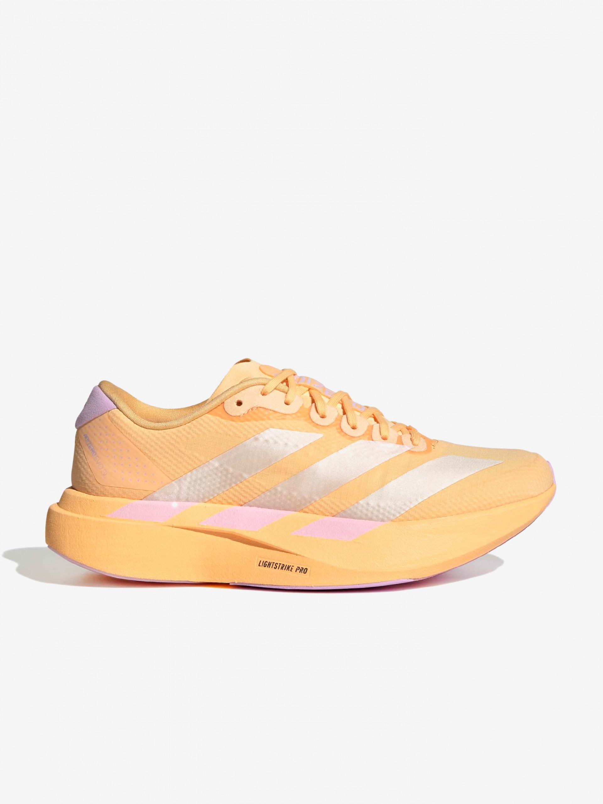 Sapatilhas de Running Adidas Adizero Evo SL Woven W Laranja e Lilás