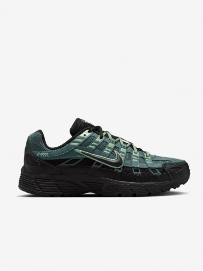 Sapatilhas Nike P-6000 Premium Pretas e Verdes Para Homem