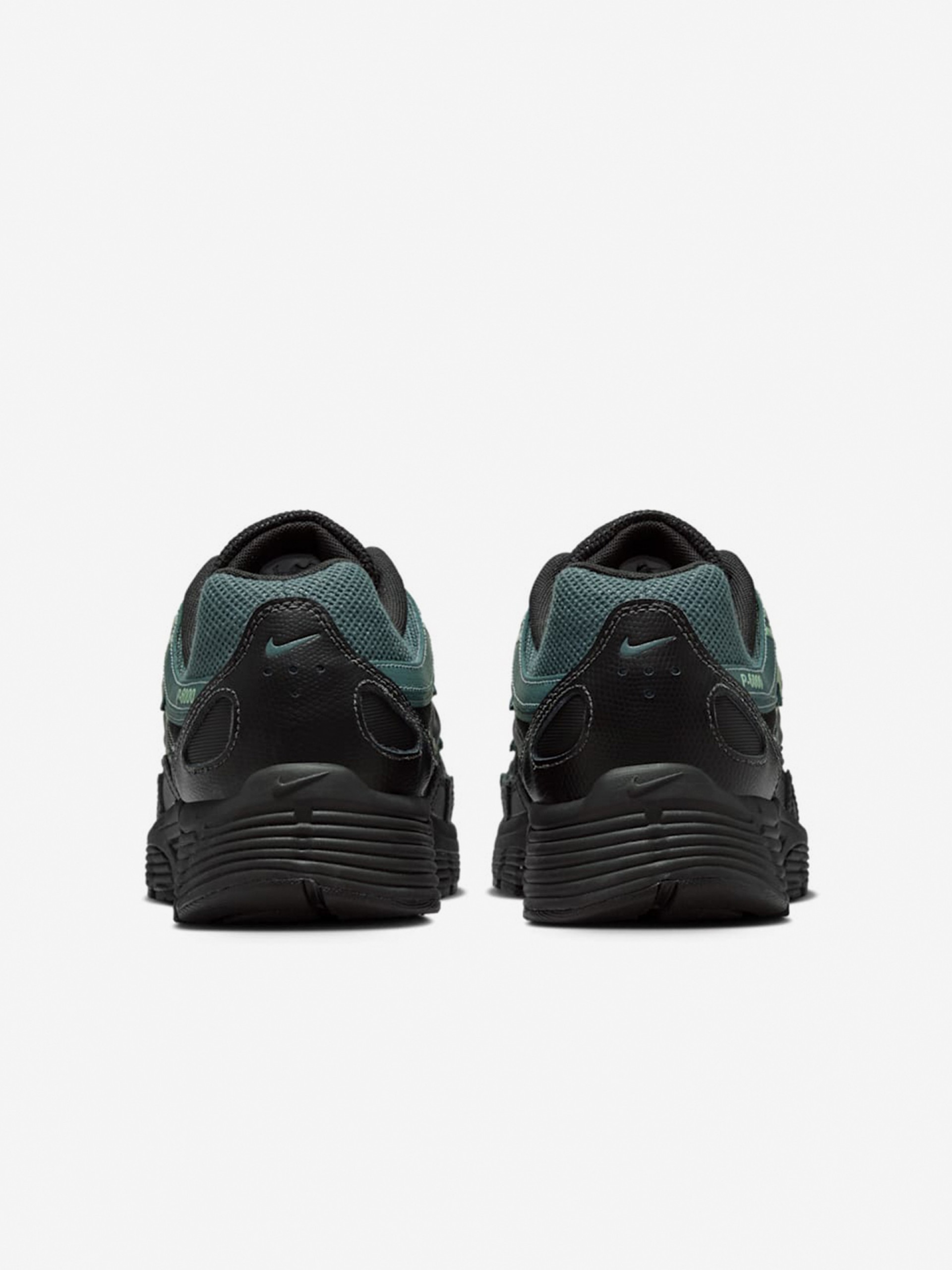 Zapatillas Nike P-6000 Premium Negras y Verdes Para Hombre