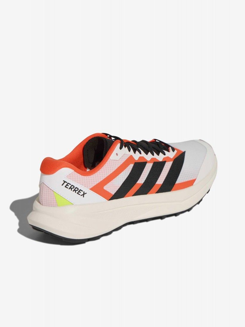 Sapatilhas de Trail Adidas Terrex Agravic Lite Brancas, Laranja e Pretas