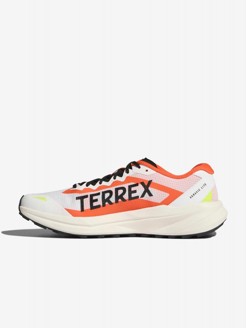 Sapatilhas de Trail Adidas Terrex Agravic Lite Brancas, Laranja e Pretas