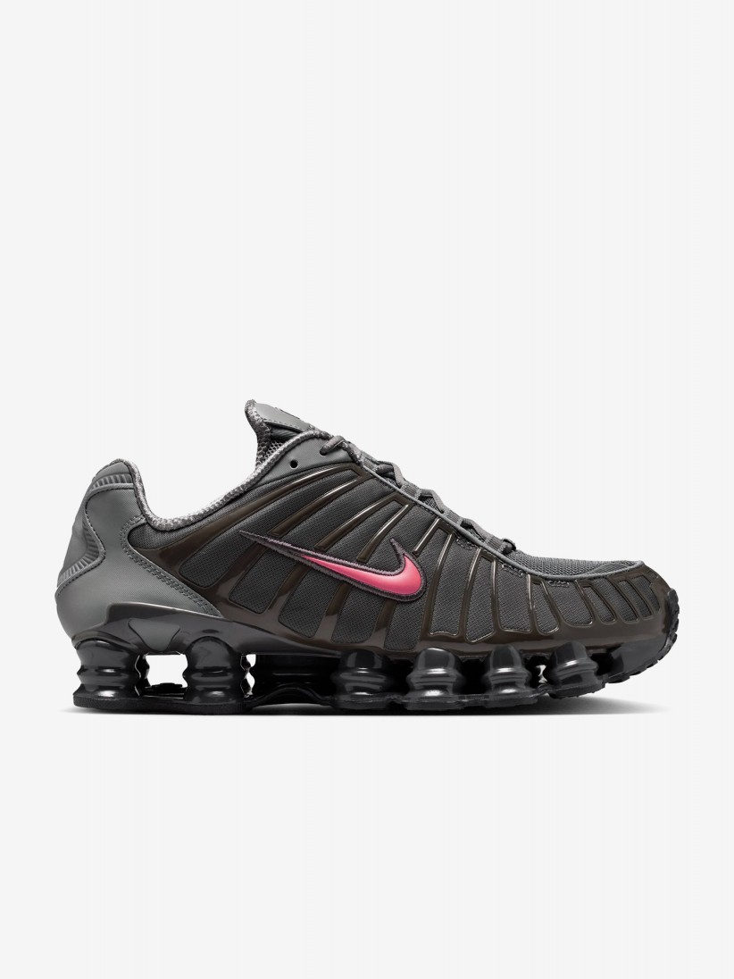 Nike Shox TL Grey and Pink Sneakers For Men