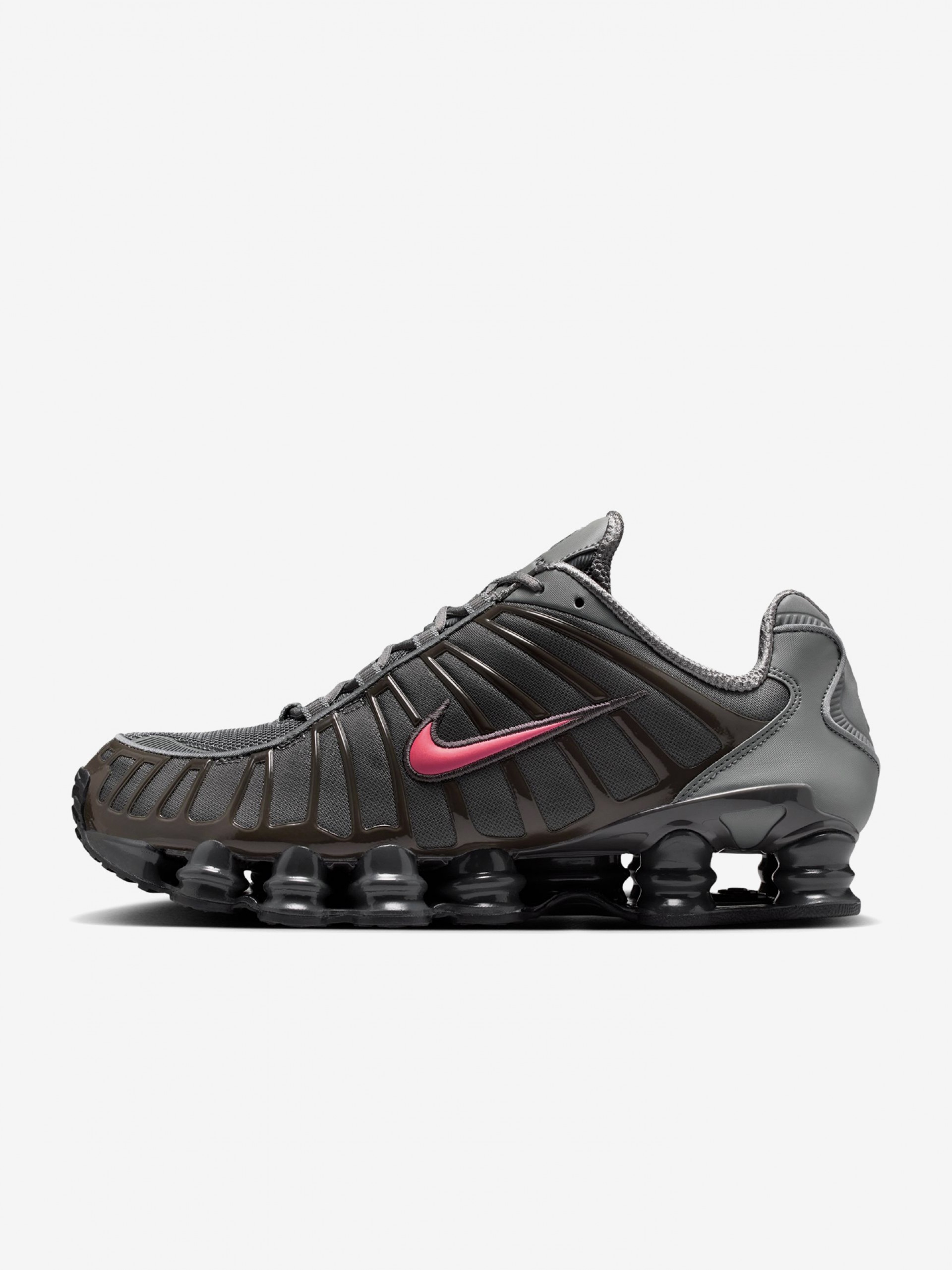 Nike Shox TL Grey and Pink Sneakers For Men