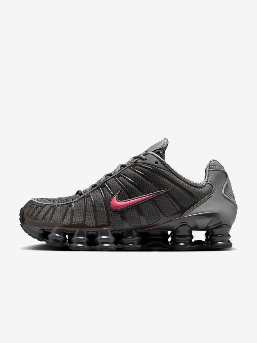 Nike Shox TL Grey and Pink Sneakers For Men
