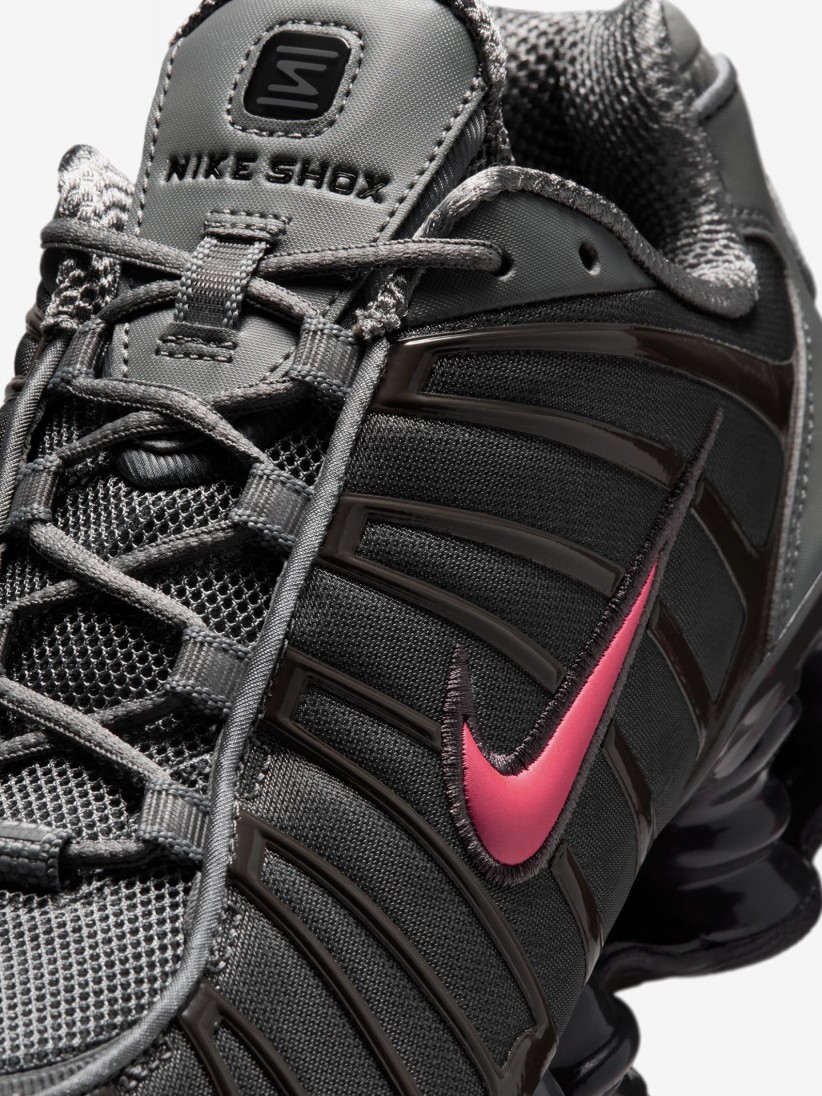 Nike Shox TL Grey and Pink Sneakers For Men