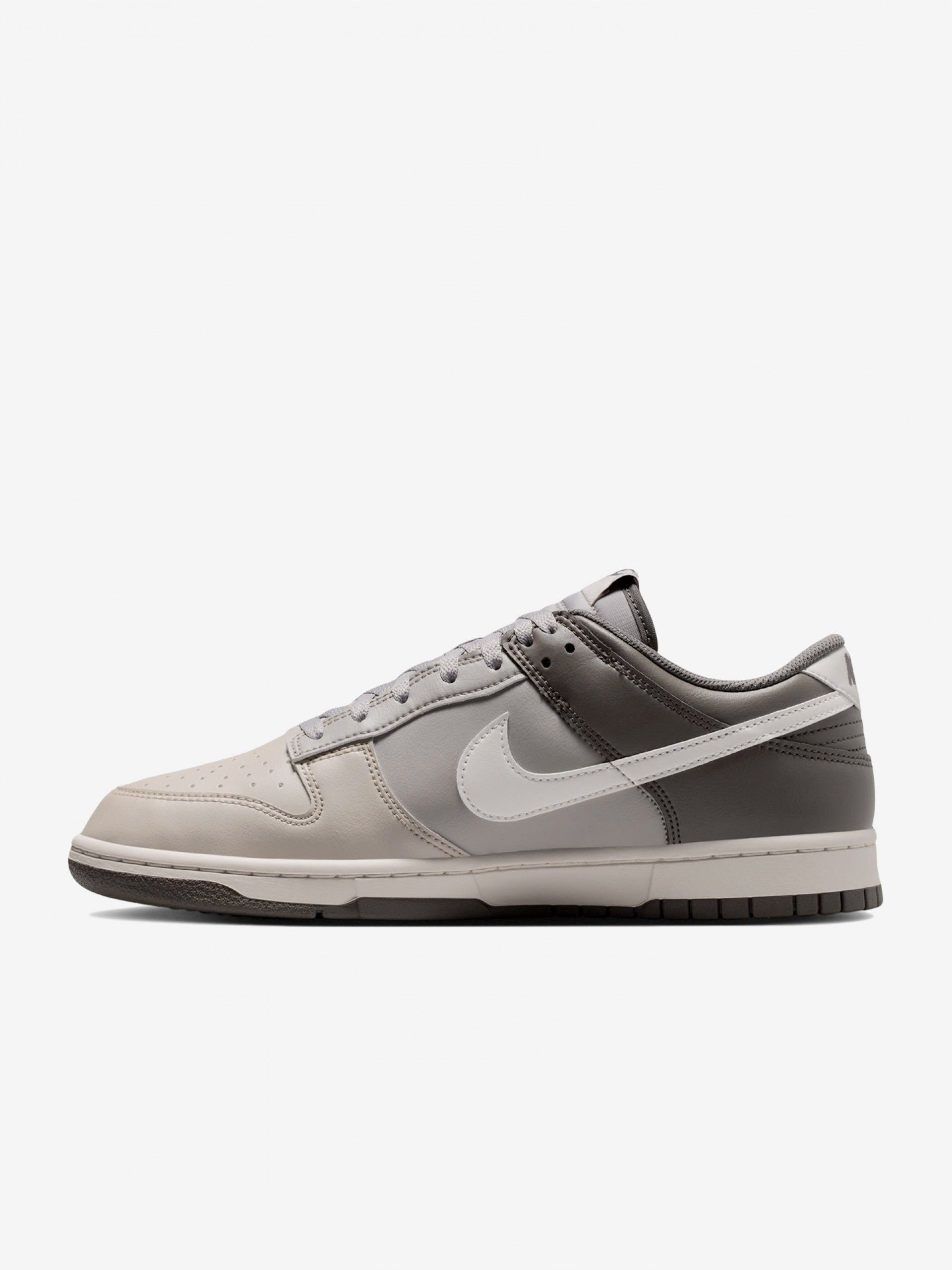 Nike Dunk Low Retro Grey, Beige and White Sneakers For Men