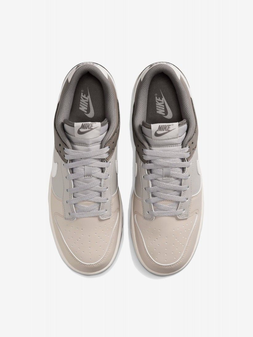 Nike Dunk Low Retro Grey, Beige and White Sneakers For Men