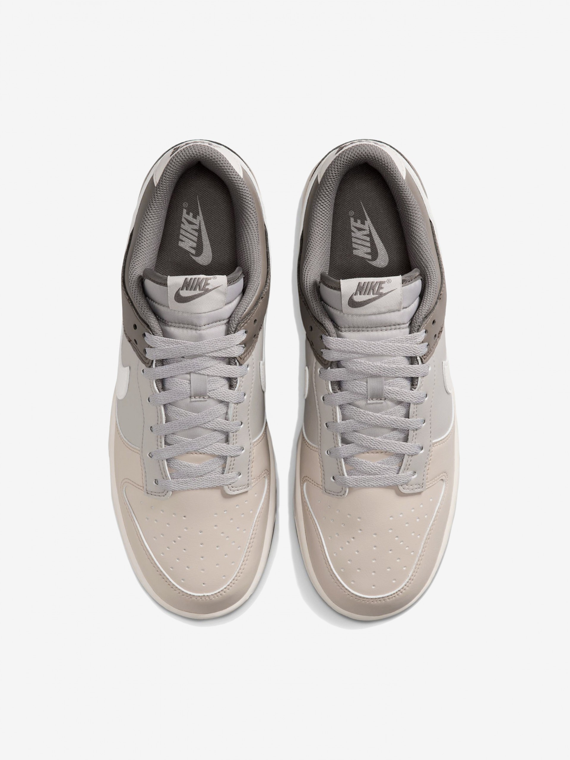 Zapatillas Nike Dunk Low Retro Grises, Beige y Blancas Para Hombre