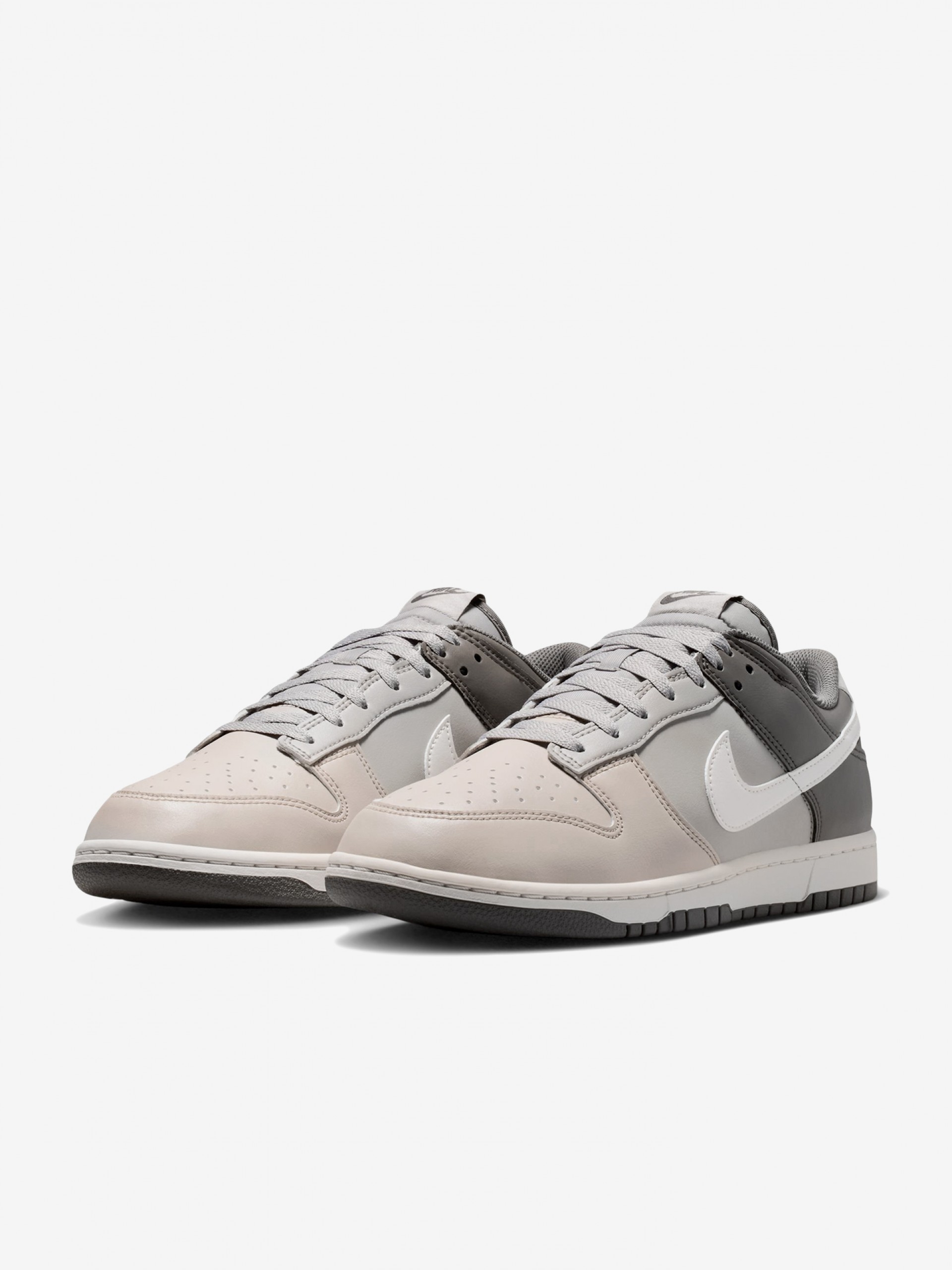 Sapatilhas Nike Dunk Low Retro Cinzentas, Bege e Brancas Para Homem