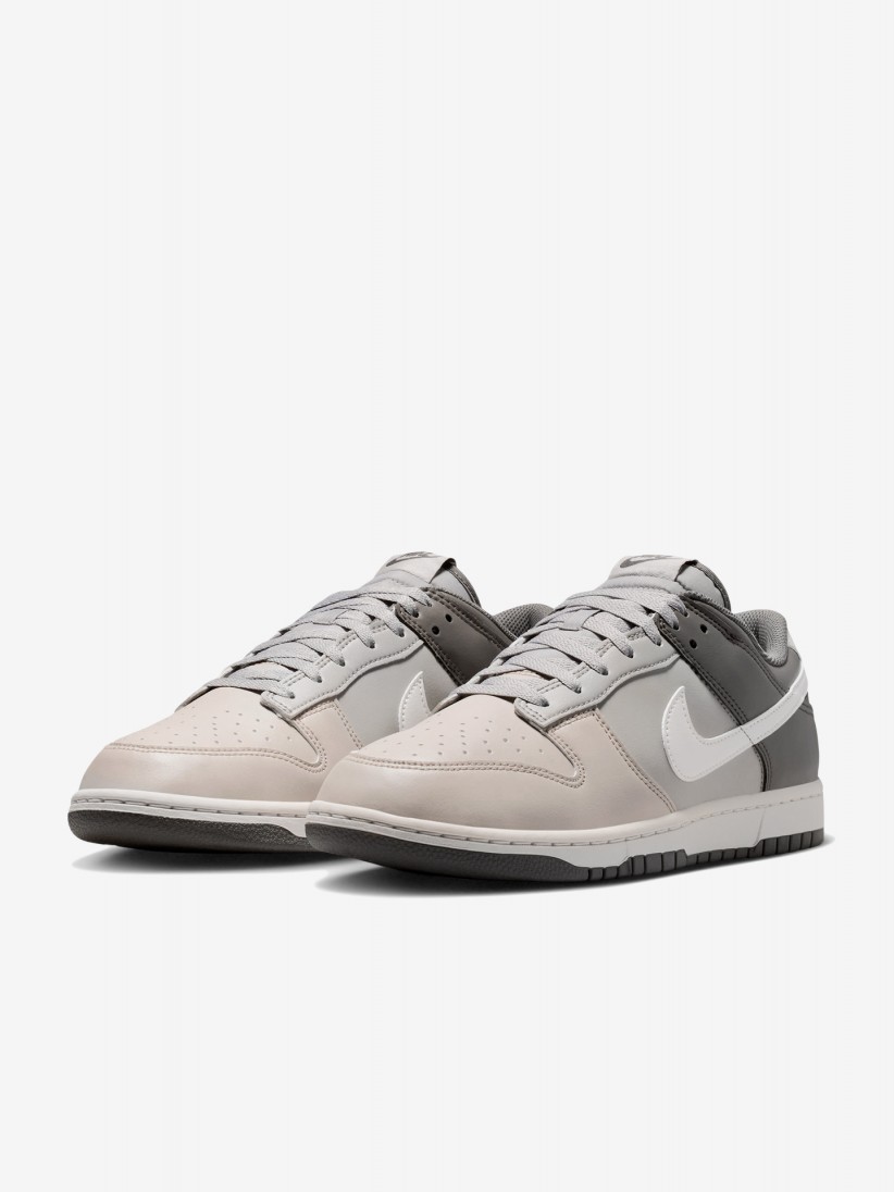 Nike Dunk Low Retro Grey, Beige and White Sneakers For Men