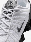 Sapatilhas Nike Shox TL Brancas, Cinzentas e Pretas Para Homem