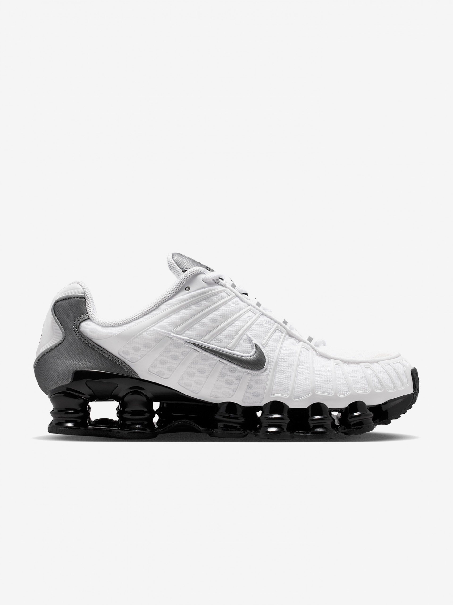 Zapatillas Nike Shox TL Blancas, Grises y Negras Para Hombre