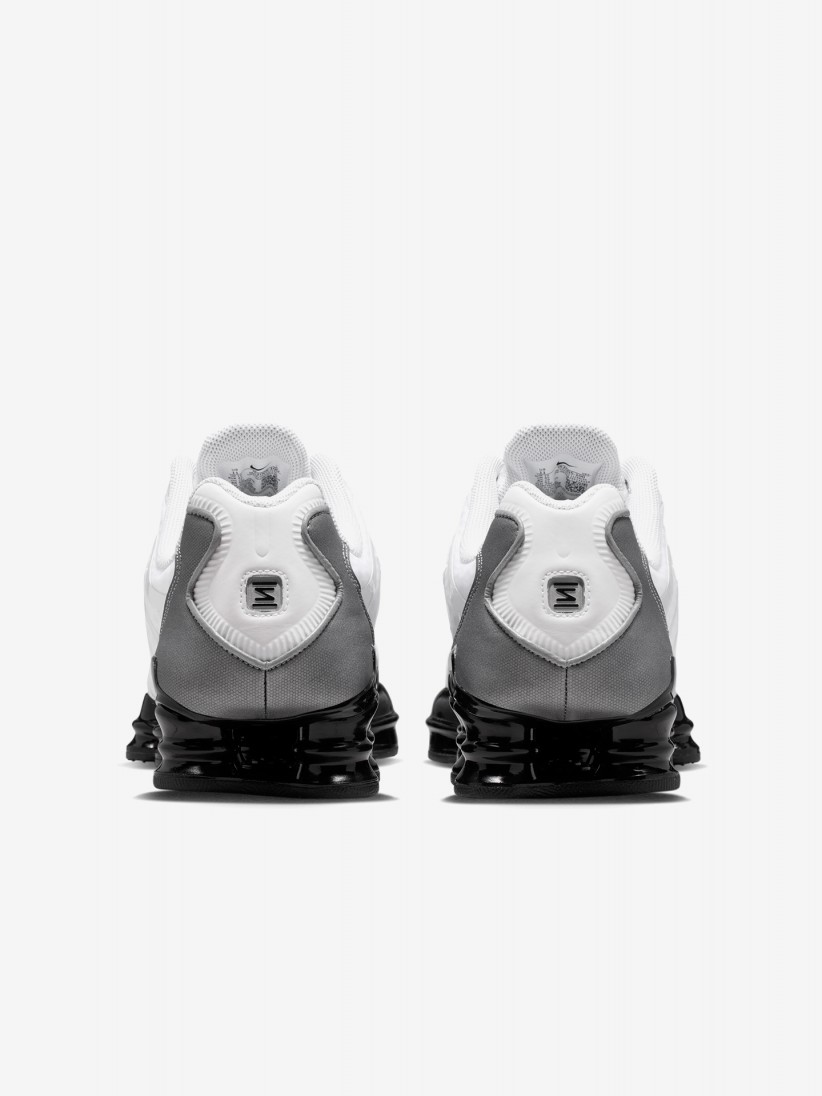 Sapatilhas Nike Shox TL Brancas, Cinzentas e Pretas Para Homem