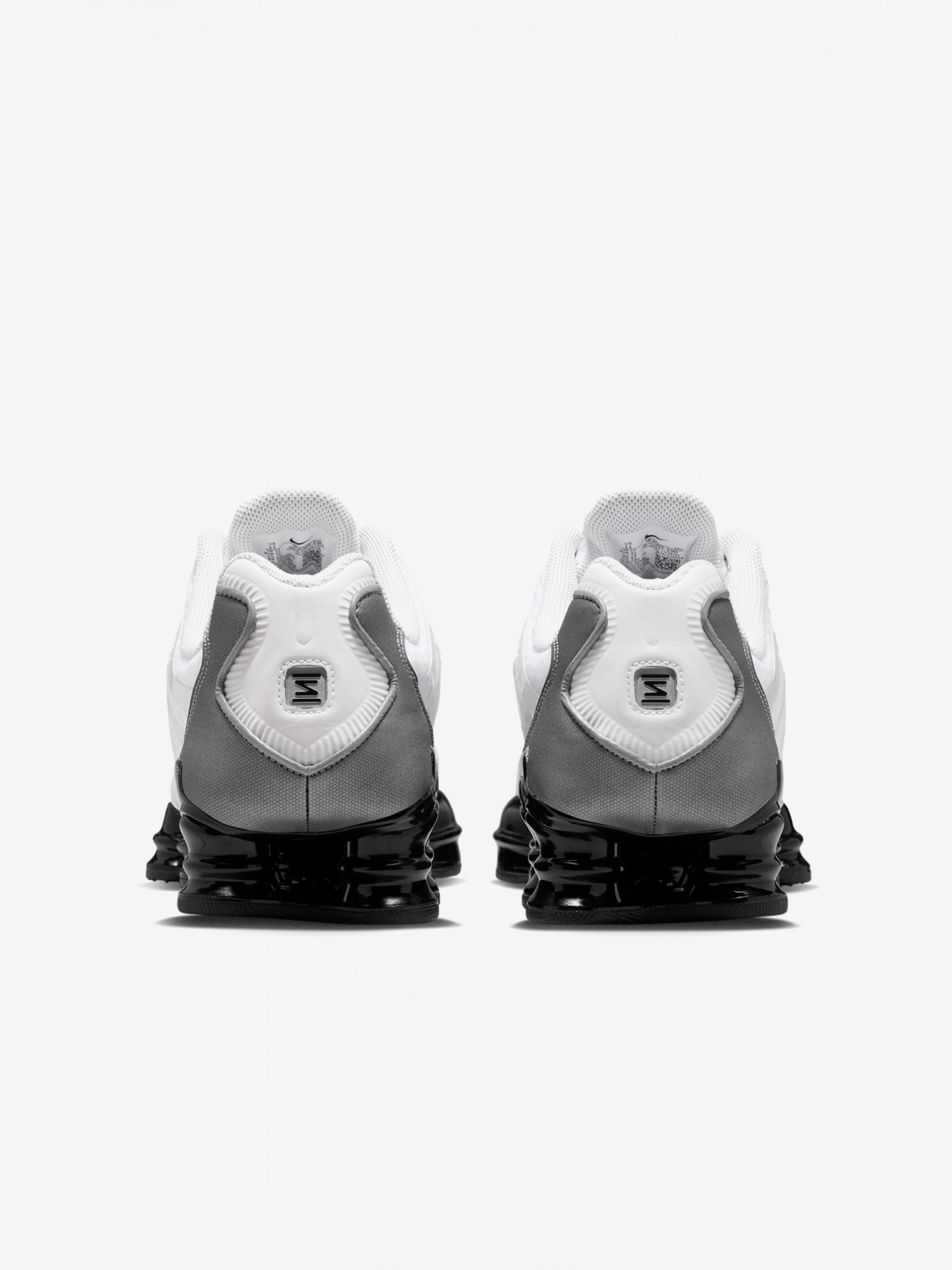 Sapatilhas Nike Shox TL Brancas, Cinzentas e Pretas Para Homem