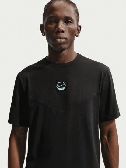 Nike Sportswear City Side Black and Blue Training T-shirt For Men