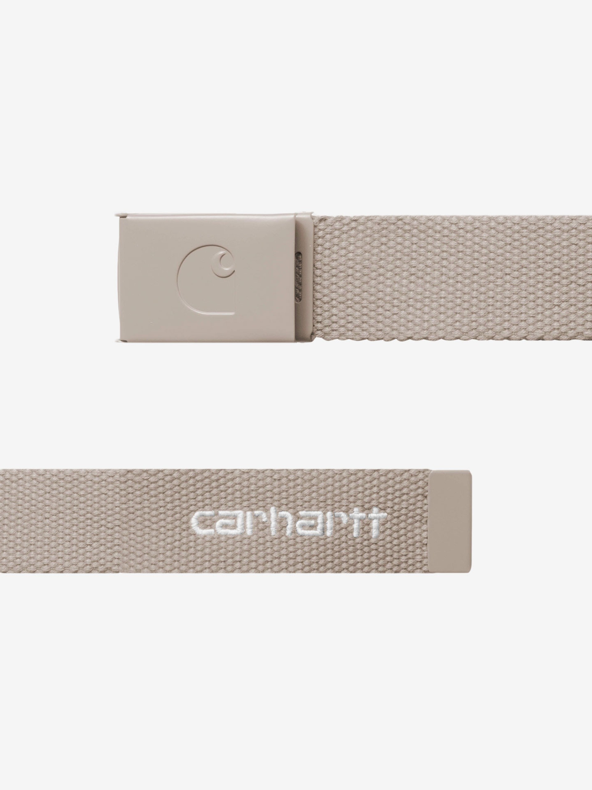 Cinturón Carhartt WIP C-Logo Beige