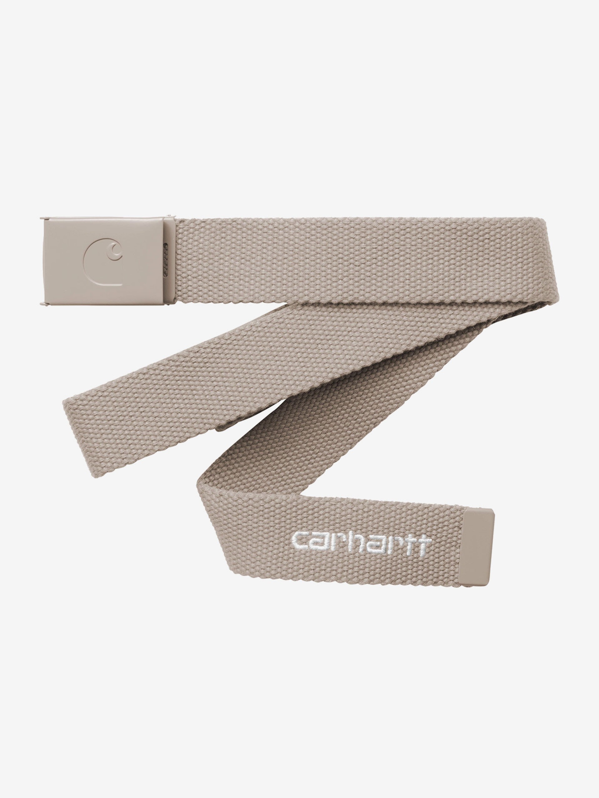 Cinturón Carhartt WIP C-Logo Beige