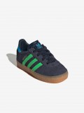 Zapatillas Adidas Gazelle CF EL I Azules y Verdes De Gamuza