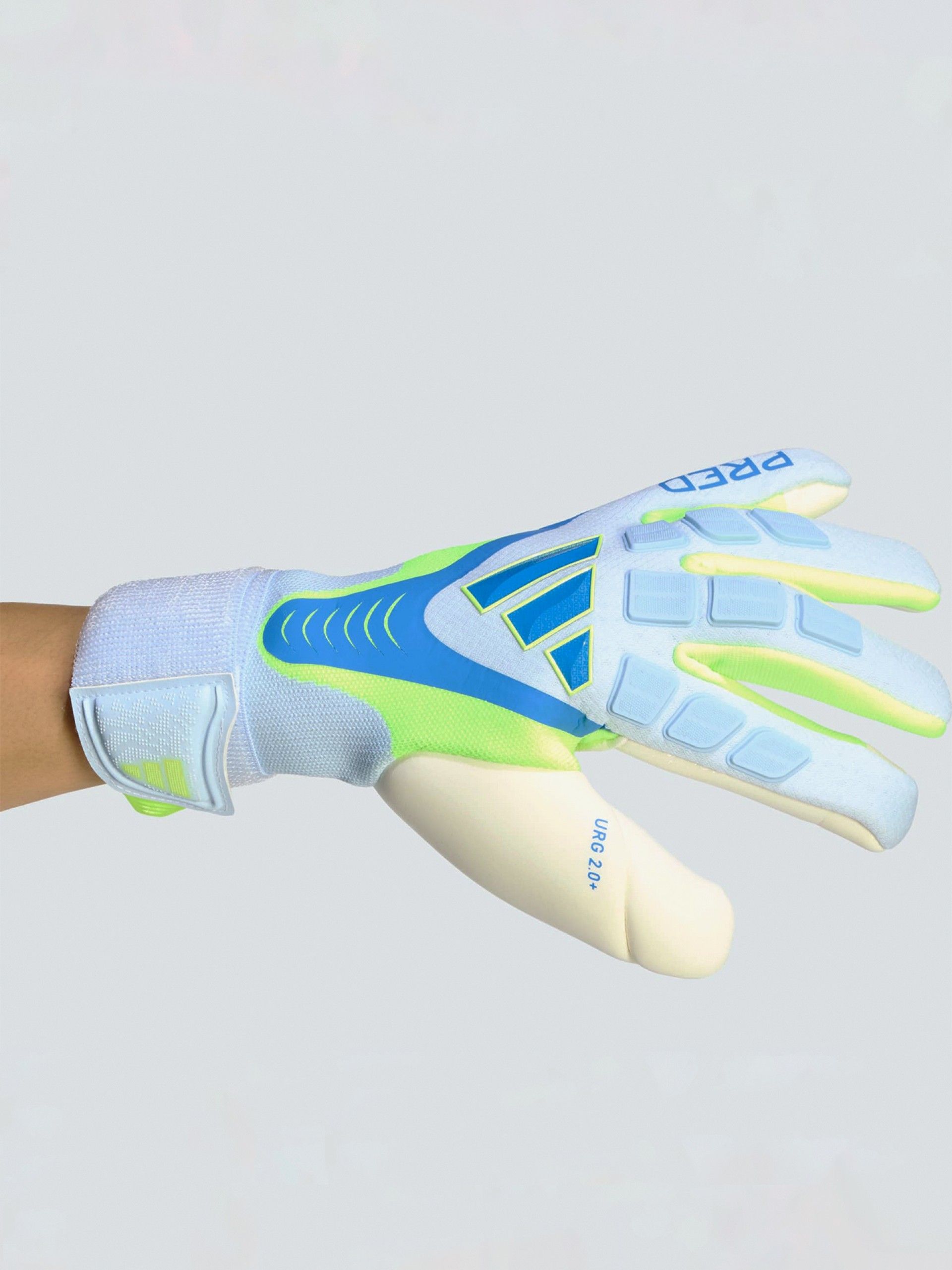 Guantes de Portero Adidas Predator Pro Strap Azules y Verdes