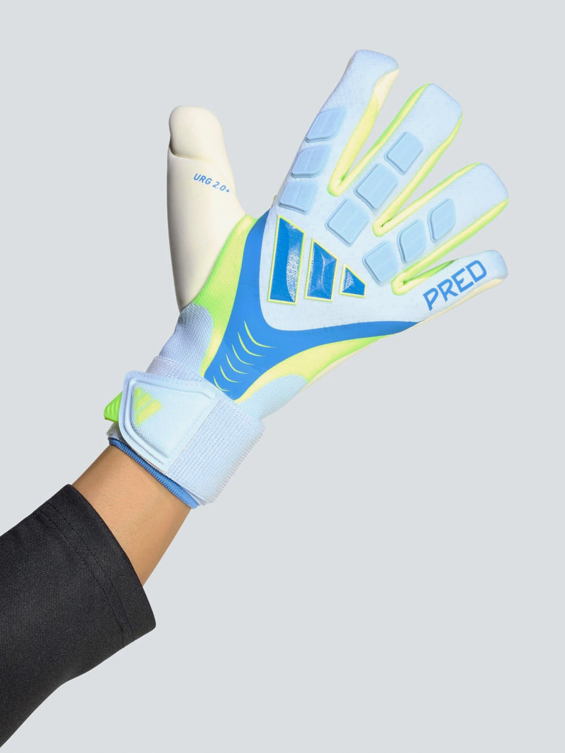 Guantes de Portero Adidas Predator Pro Strap Azules y Verdes