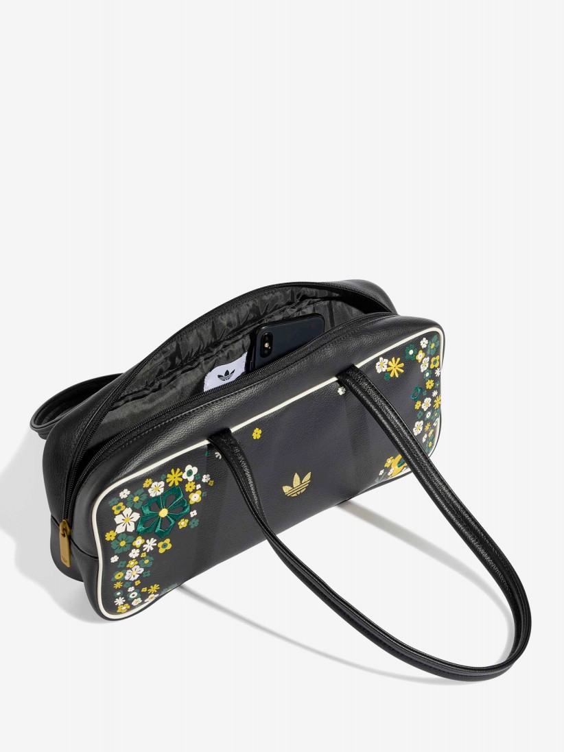 Mala Pequena Adidas Airliner Elongated x Liberty London W Preta Mala Pequena Adidas Airliner Elongated x Liberty London W Preta