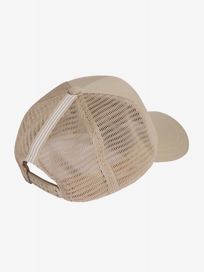 Adidas Adicolor Classic Curved Foam Trucker Beige Cap Adidas Adicolor Classic Curved Foam Trucker Beige Cap