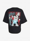 T-shirt Adidas V-Day Heart Broken Cat Graphic Preta