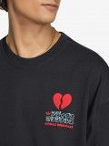 T-shirt Adidas V-Day Heart Broken Cat Graphic Preta