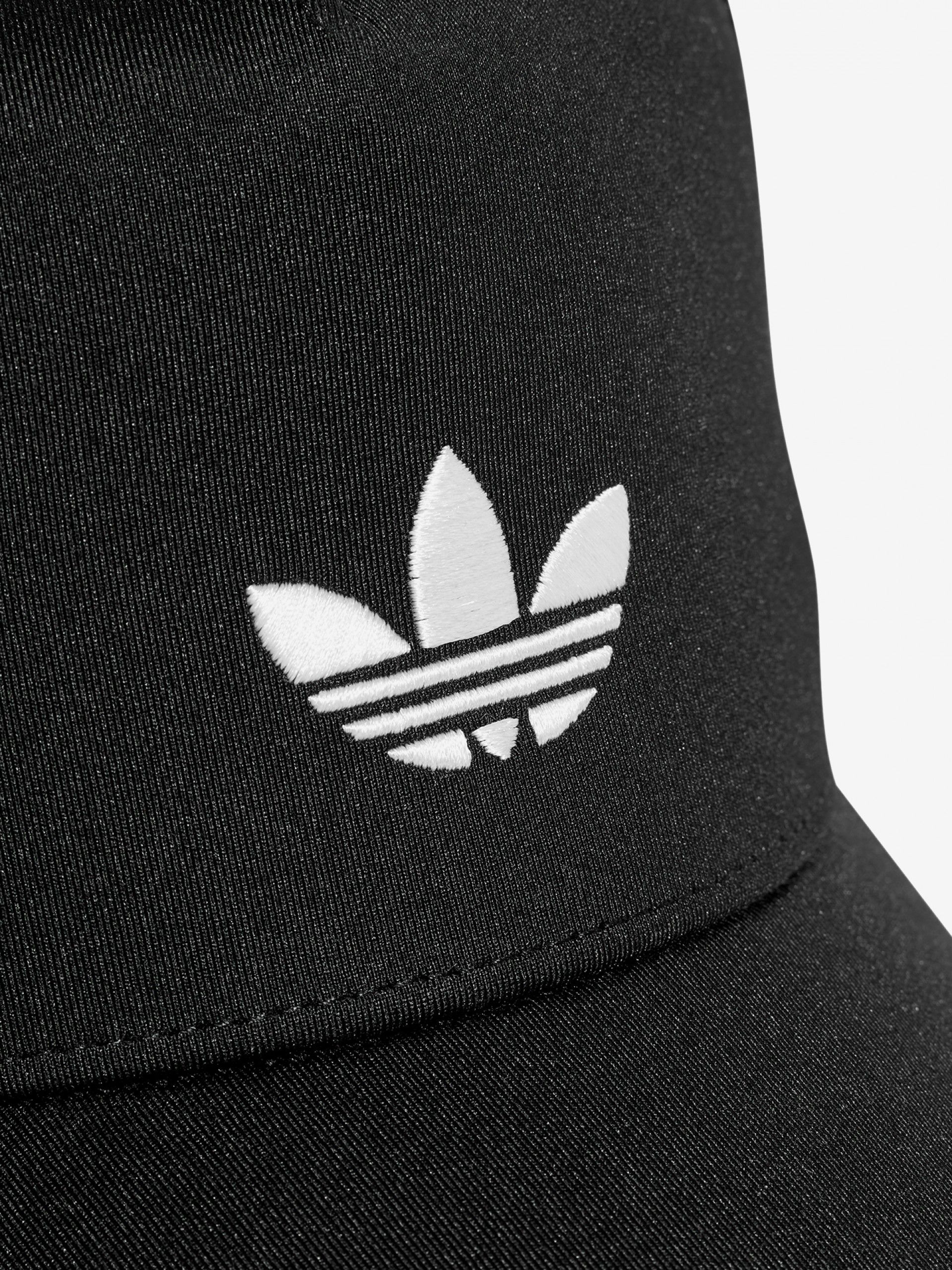 Adidas Adicolor Classic Curved Foam Trucker Black Cap