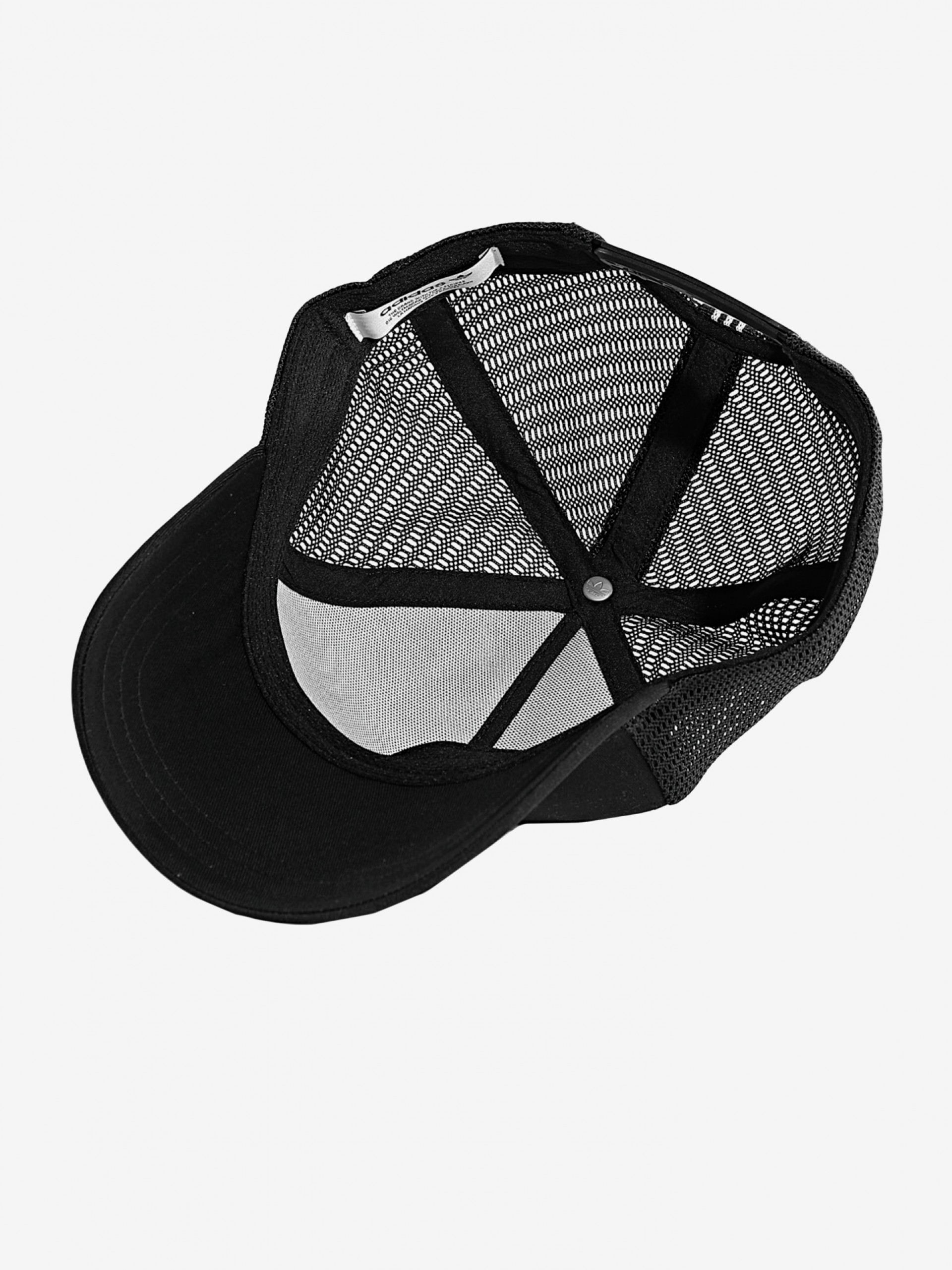 Adidas Adicolor Classic Curved Foam Trucker Black Cap