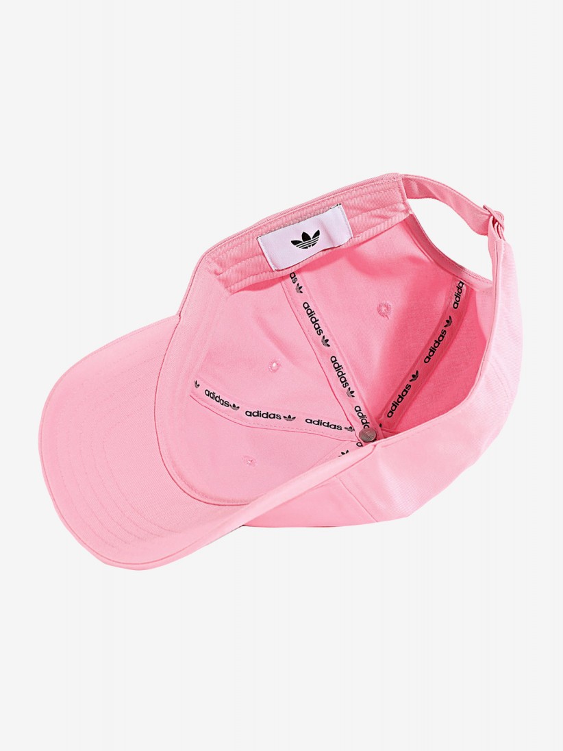 Bon� Adidas Adicolor Classic Trefoil Baseball Rosa e Preto
