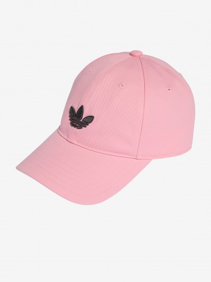 Bon� Adidas Adicolor Classic Trefoil Baseball Rosa e Preto