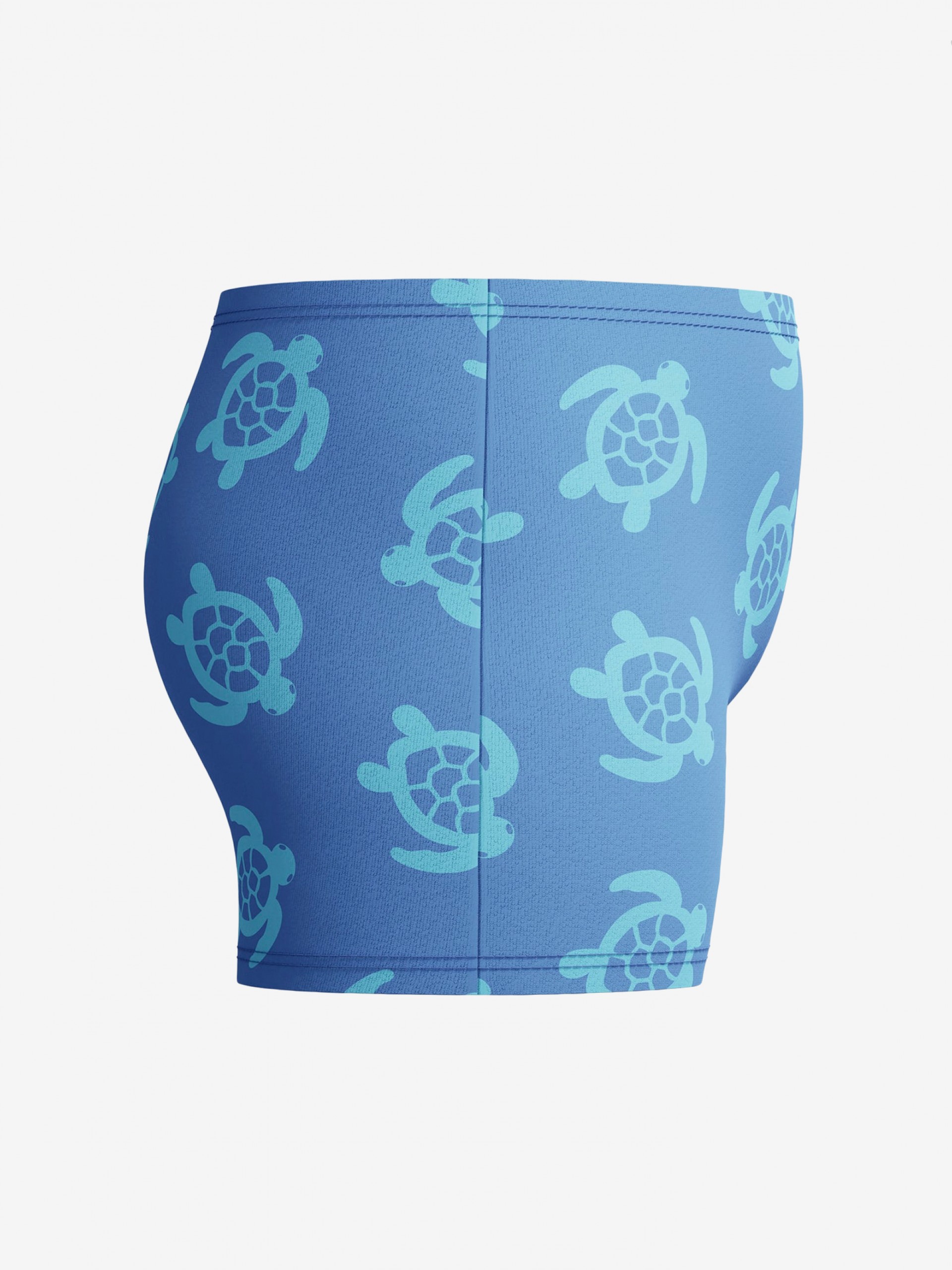Speedo Printed Aquashort Kids Blue Swimming Shorts