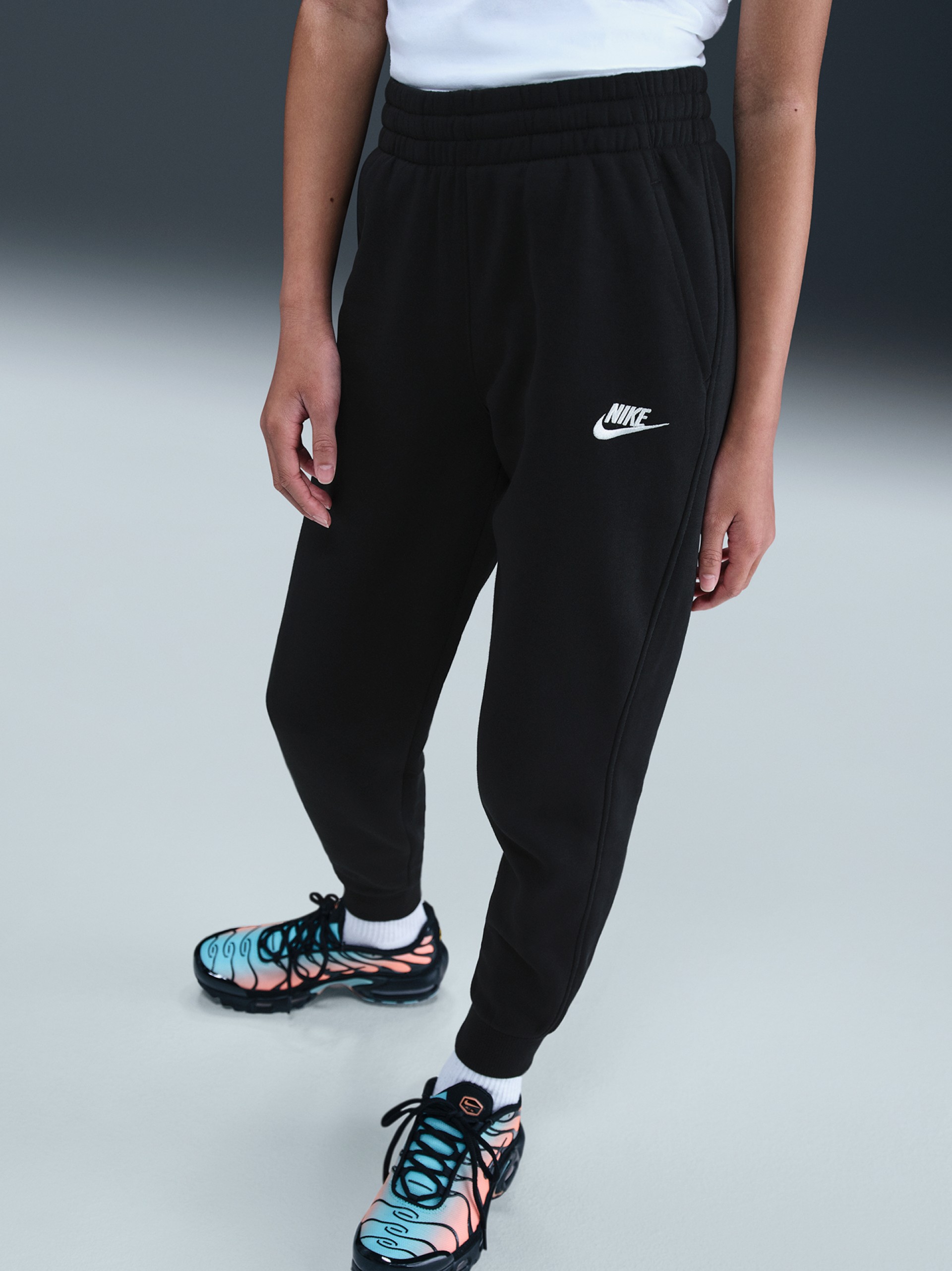 Fato de Treino Nike Sportswear Club Fleece Júnior Preto
