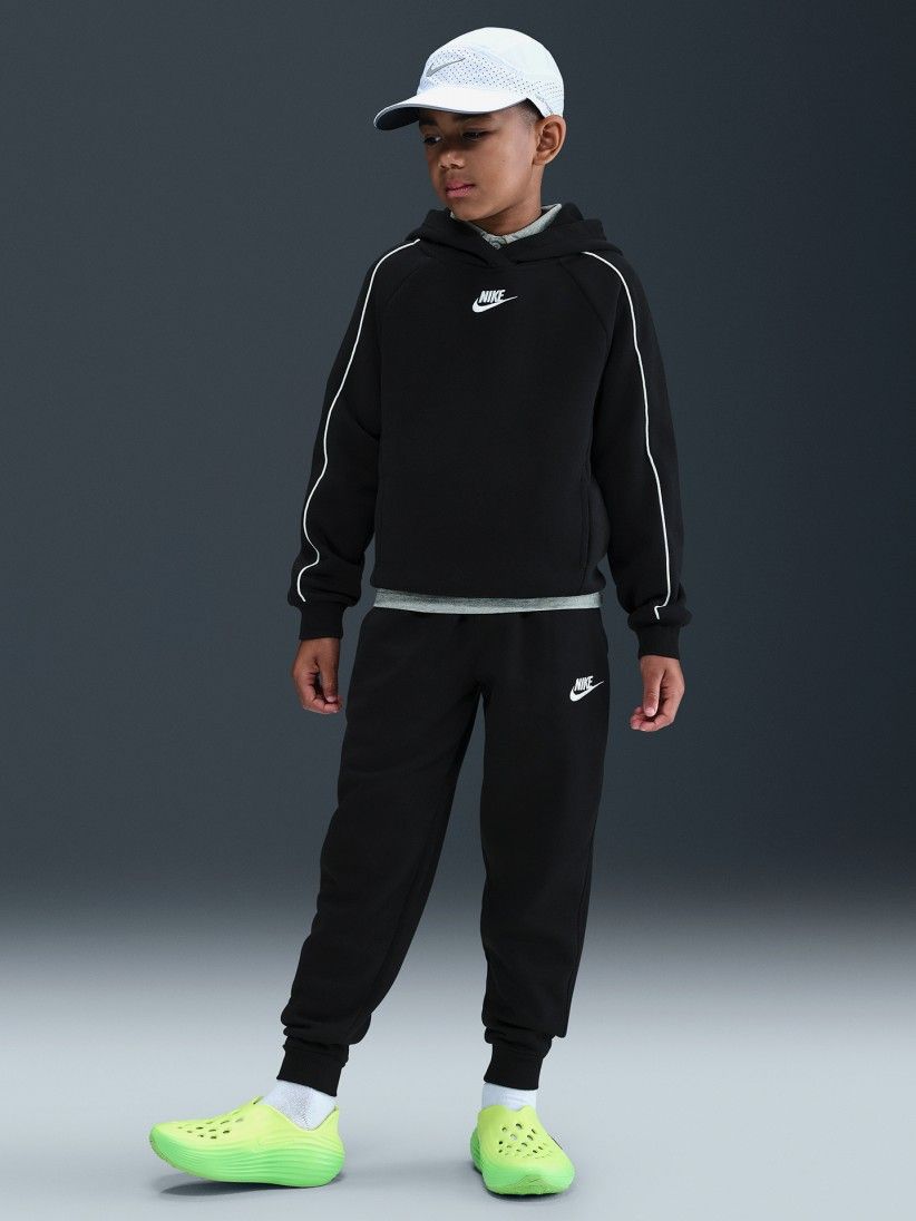 Nike Sportswear Club Fleece Junior Black Tracksuit Nike Sportswear Club Fleece Junior Black Tracksuit
