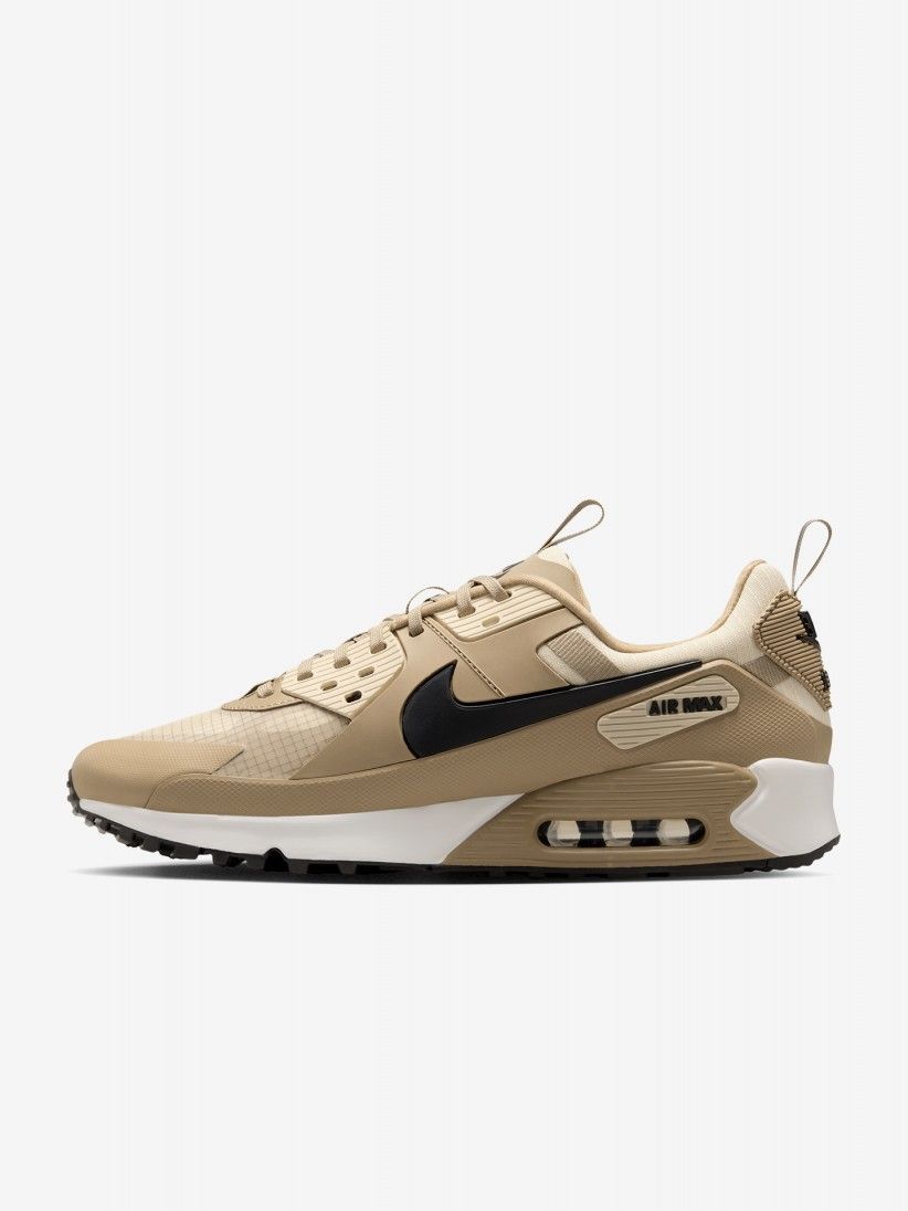 Zapatillas Nike Air Max 90 Caqui, Beige y Negras Para Hombre