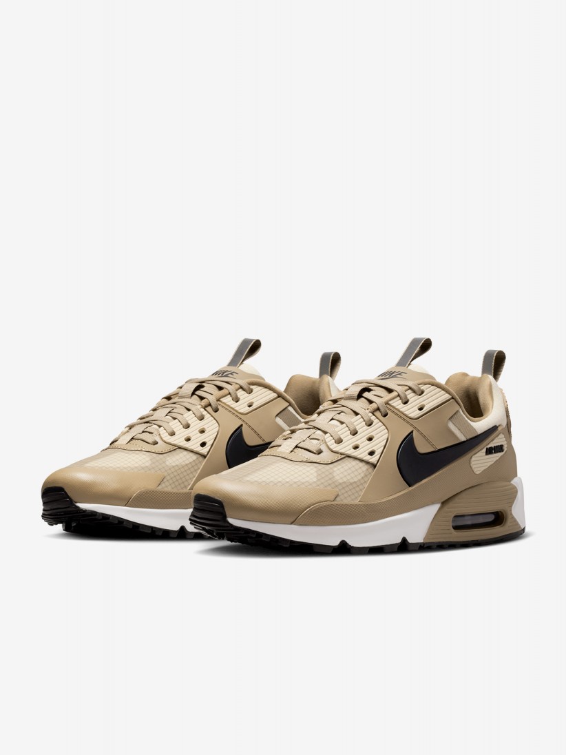 Zapatillas Nike Air Max 90 Caqui, Beige y Negras Para Hombre