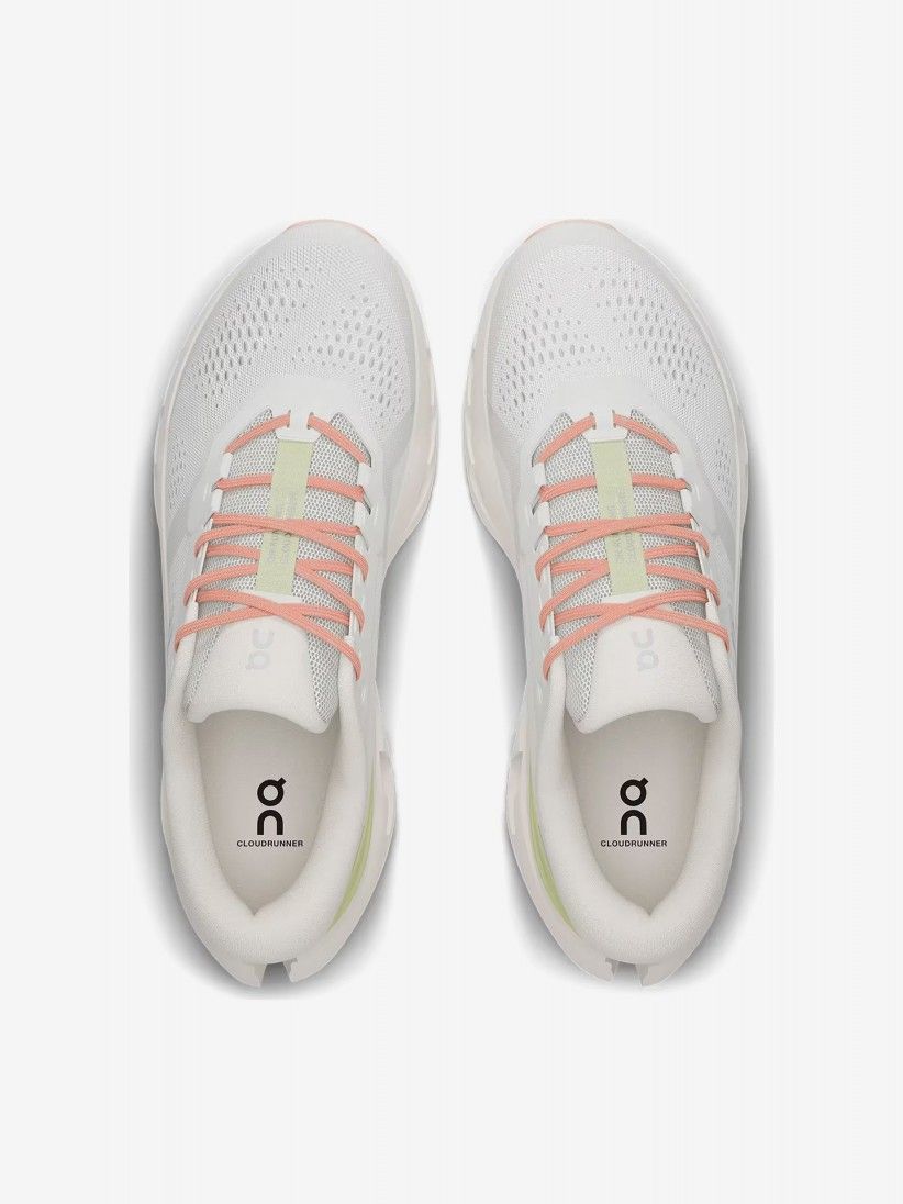 Zapatillas de Running On Running Cloudrunner 3 Blancas y Naranja W