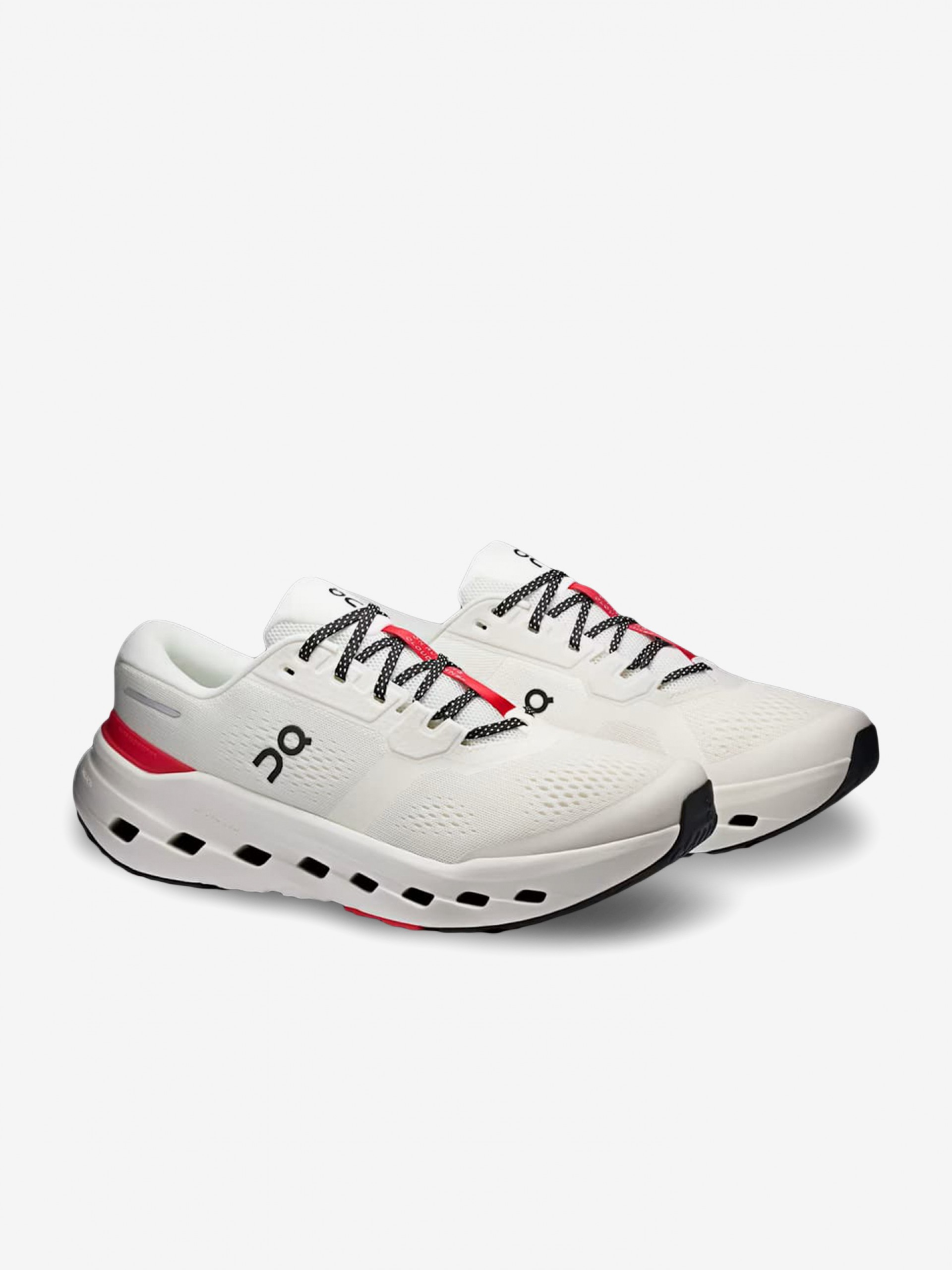 Sapatilhas de Running On Running Cloudrunner 3 Brancas e Vermelhas