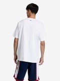 T-shirt Adidas Summer League Varsity GFX Branca