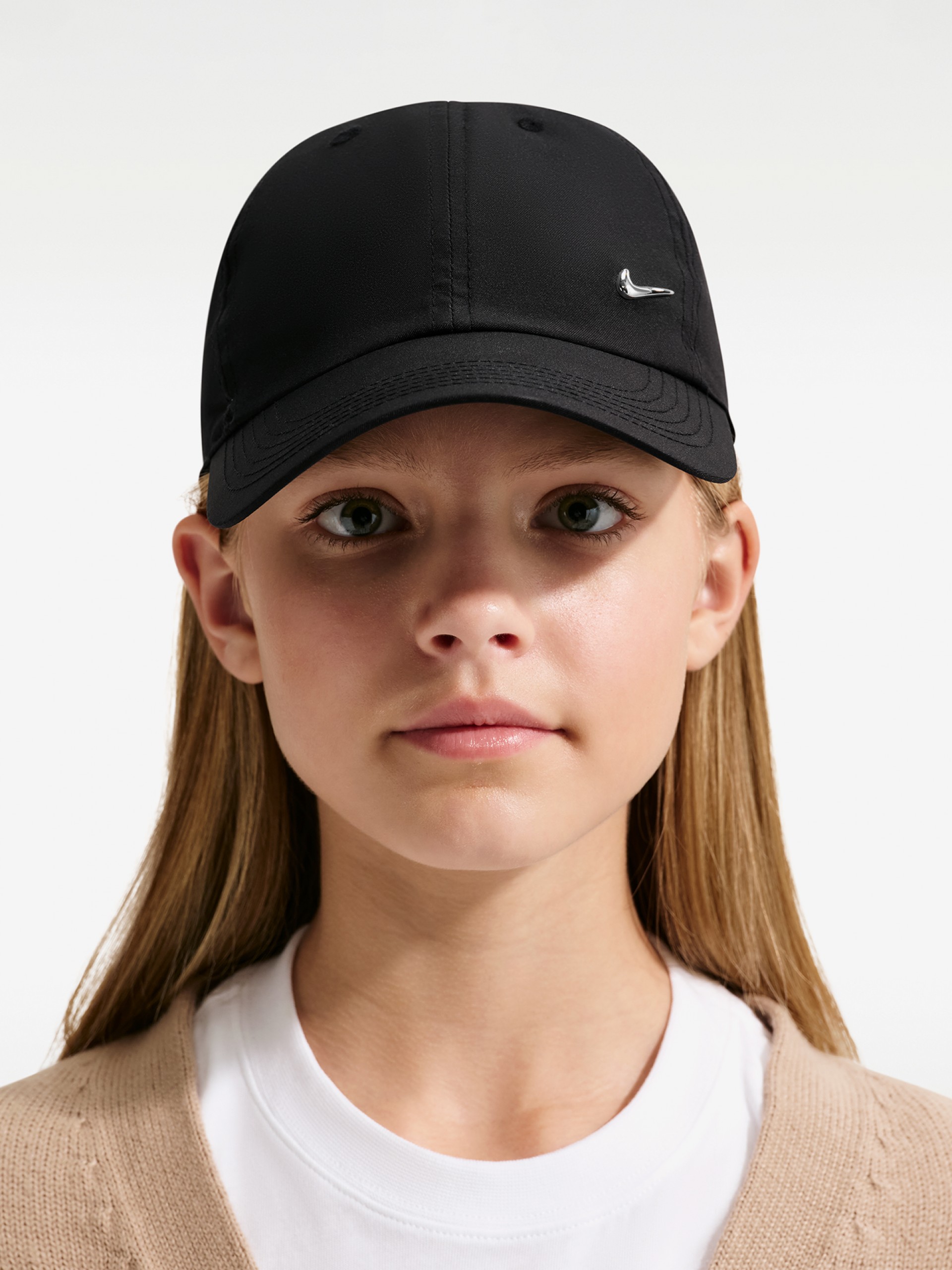 Gorra Nike Dri-FIT Club Negra Para Niño