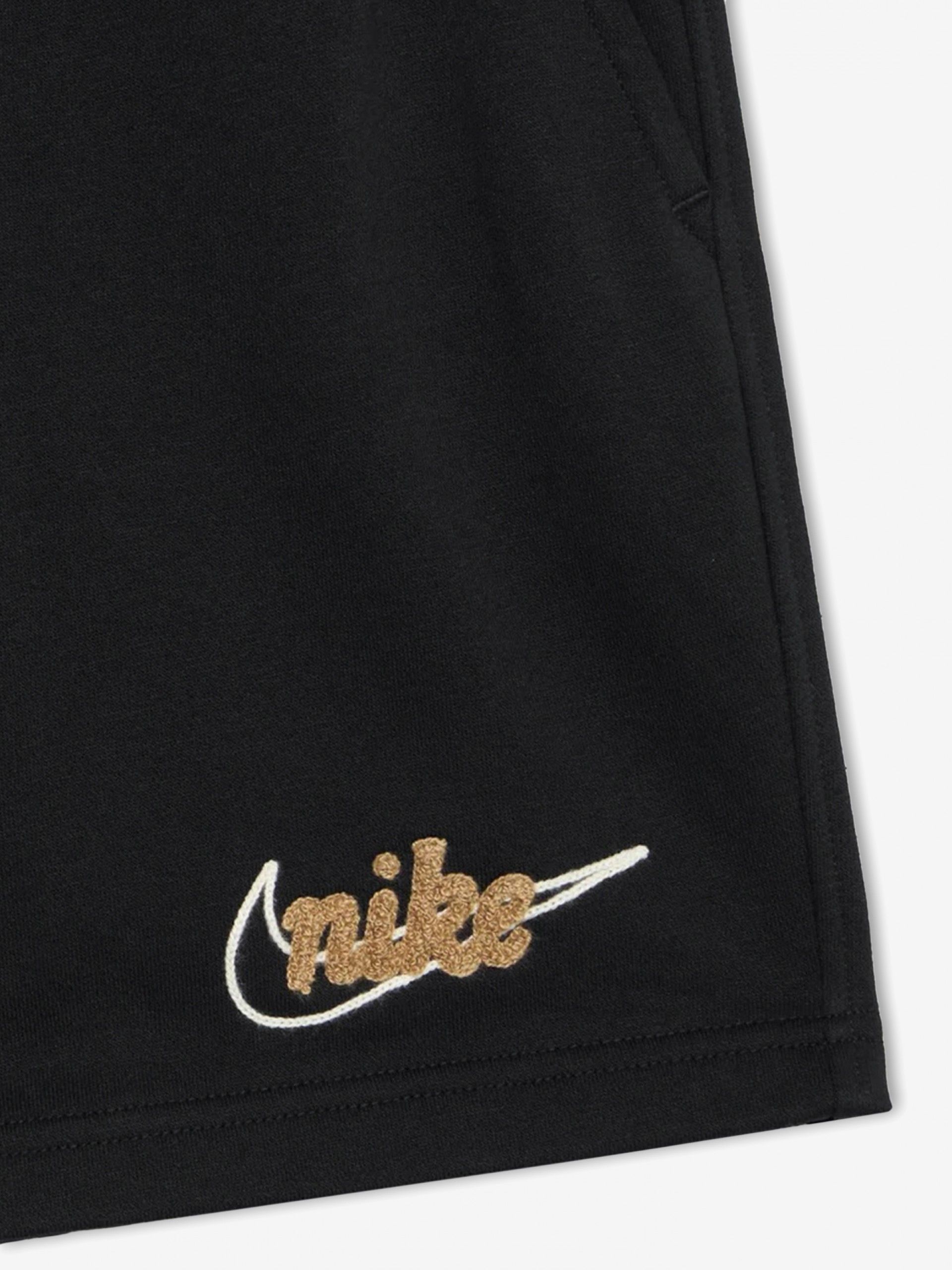 Nike Sportswear Club French Terry Junior Black Shorts