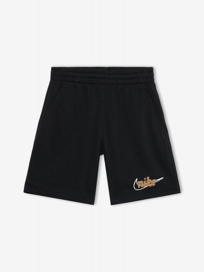 Cal��es Nike Sportswear Club French Terry J�nior Pretos