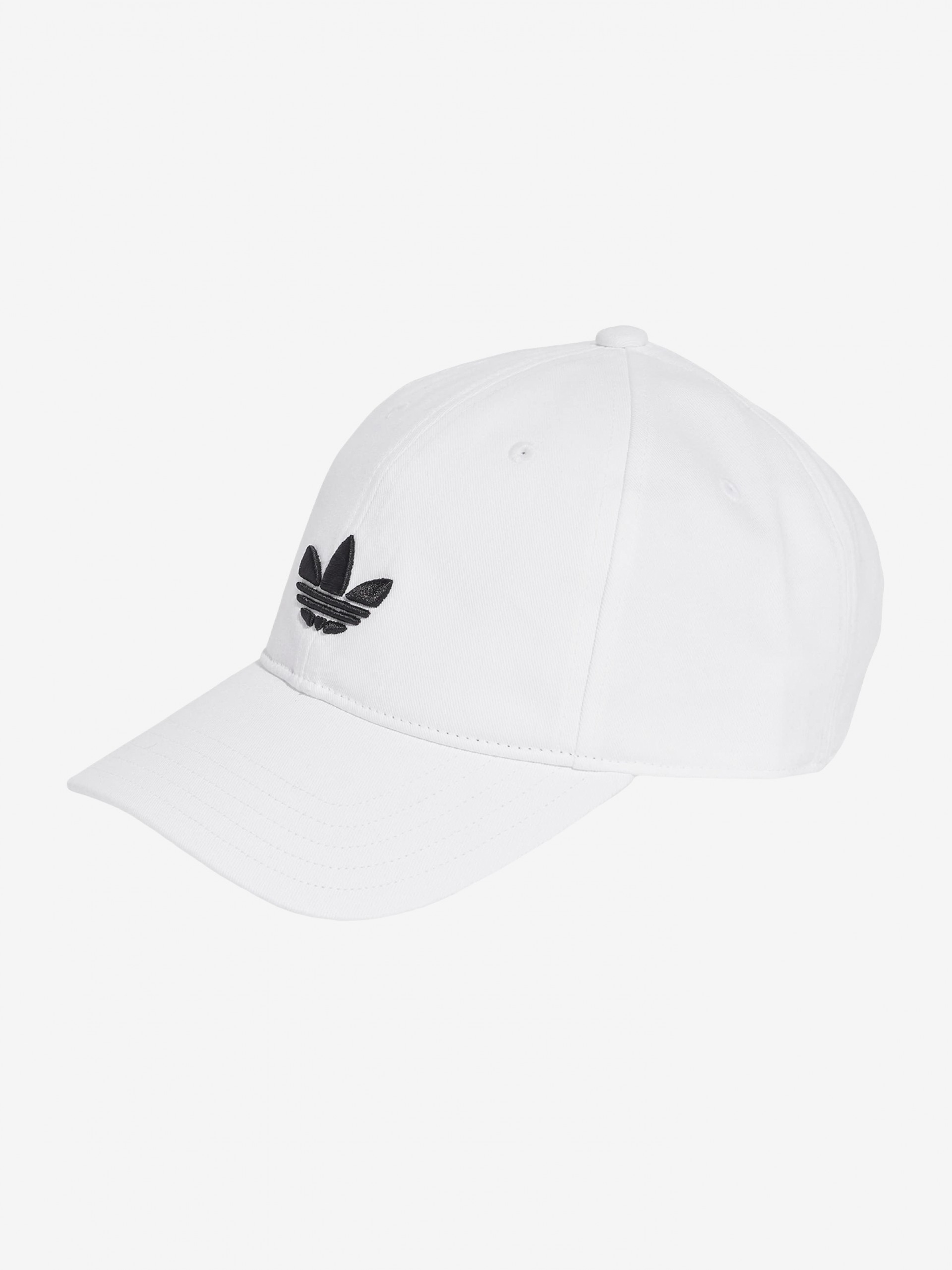 Boné Adidas Adicolor Classic Trefoil Baseball Branco