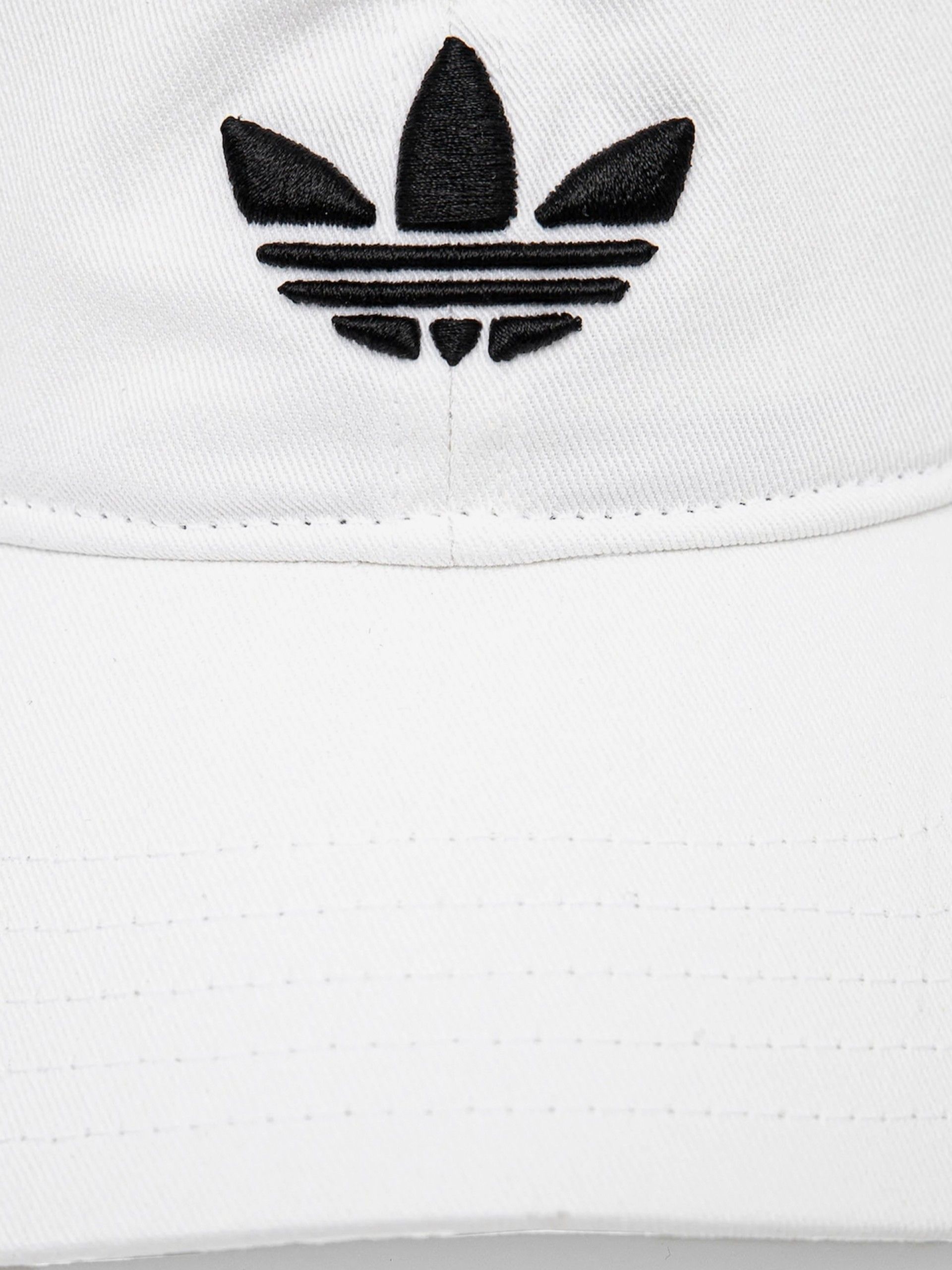 Boné Adidas Adicolor Classic Trefoil Baseball Branco