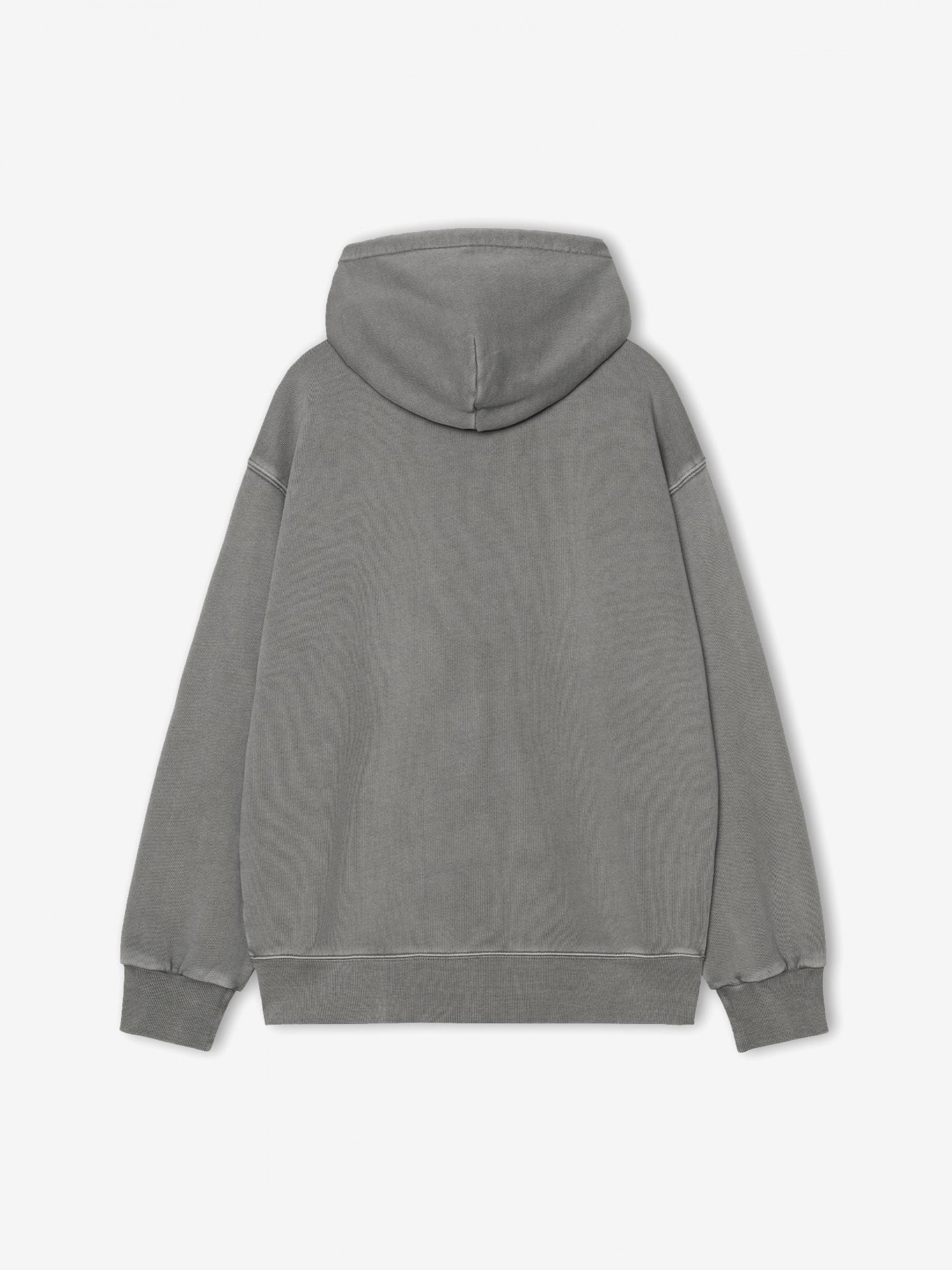 Carhartt WIP Nelson Grey (Garment Dyed) Hooded Jacket